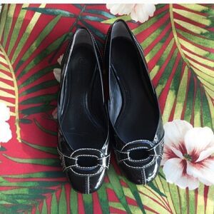 Cole Haan Black Patent Leather Flats sz 9B
